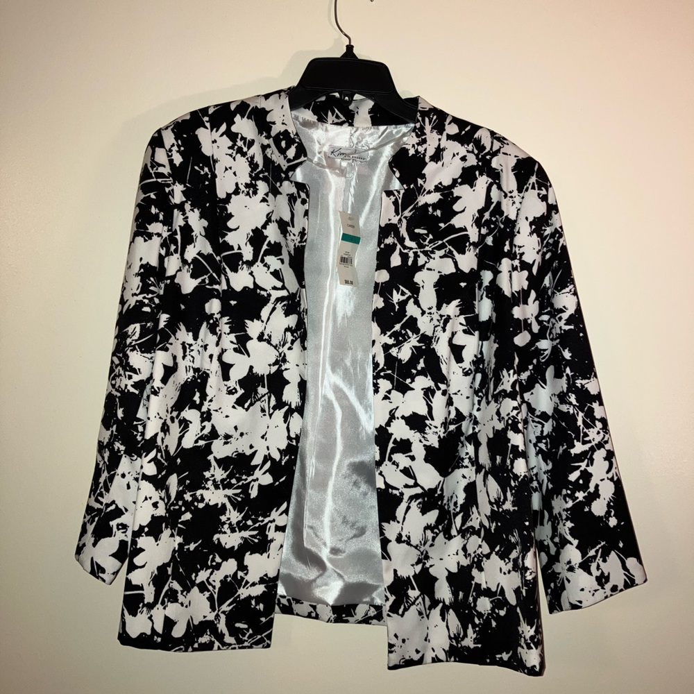 NWT Kim Rogers open blazer 16